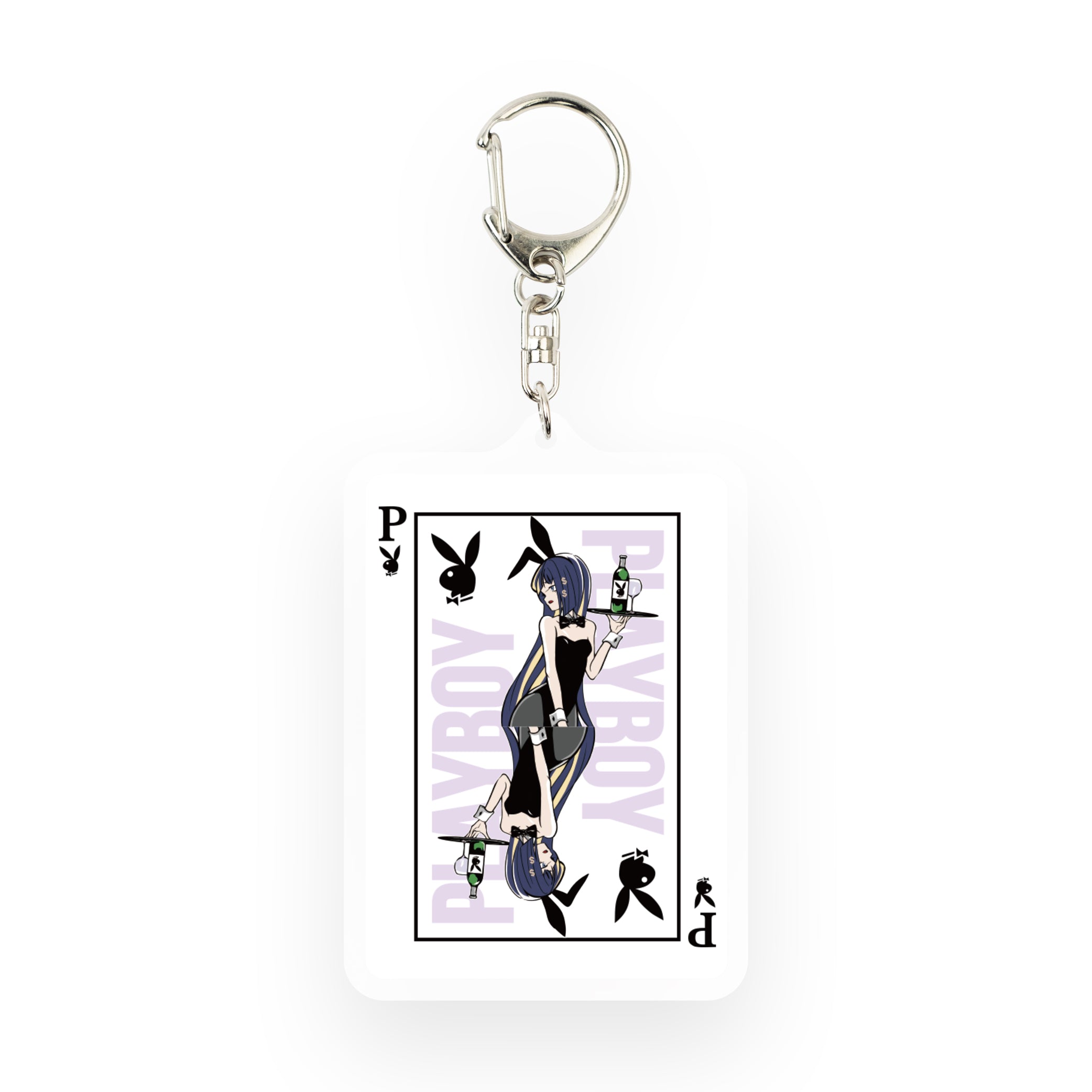 PLAYBOY x NITO WAI Playing Cards Design Acrylic Keychain – karel-shop