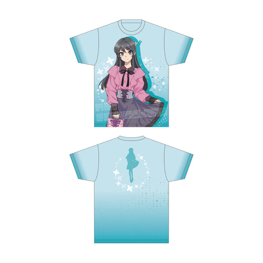 【青春ブタ野郎】フルグラフィックTシャツ(桜島麻衣)