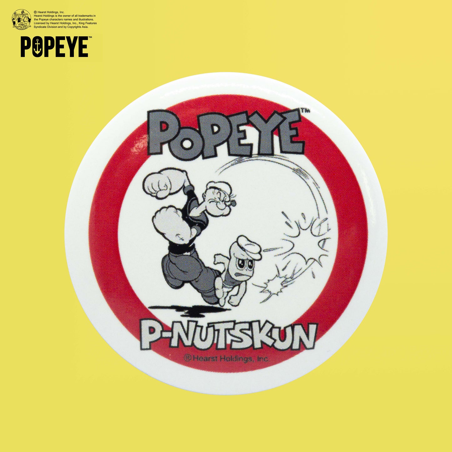 【POKOPEA　Collaboration】POPEYE™ x オシャレになりたい！ピーナッツくん Pinback Button Set