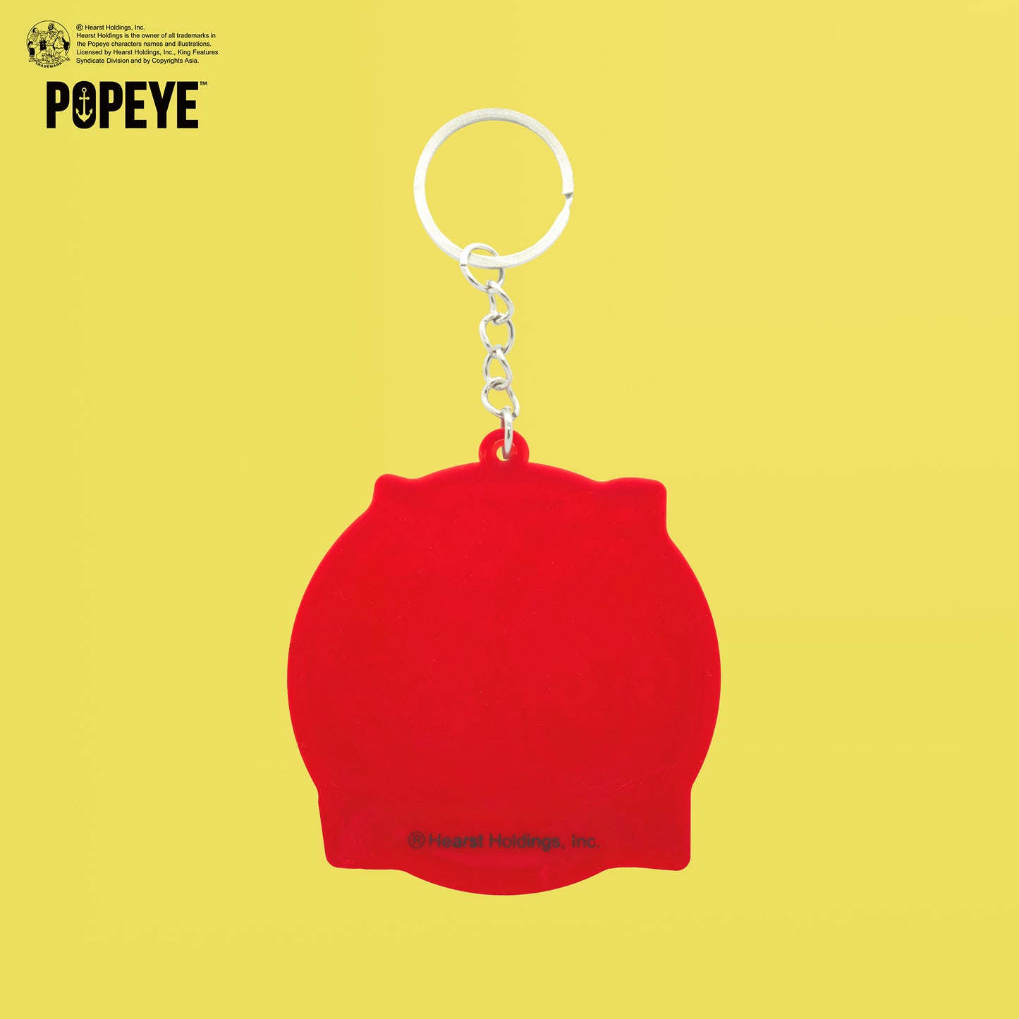 【POKOPEA　Collaboration】POPEYE™ x オシャレになりたい！ピーナッツくん　Illustration Rubber Keychain　Multicolor