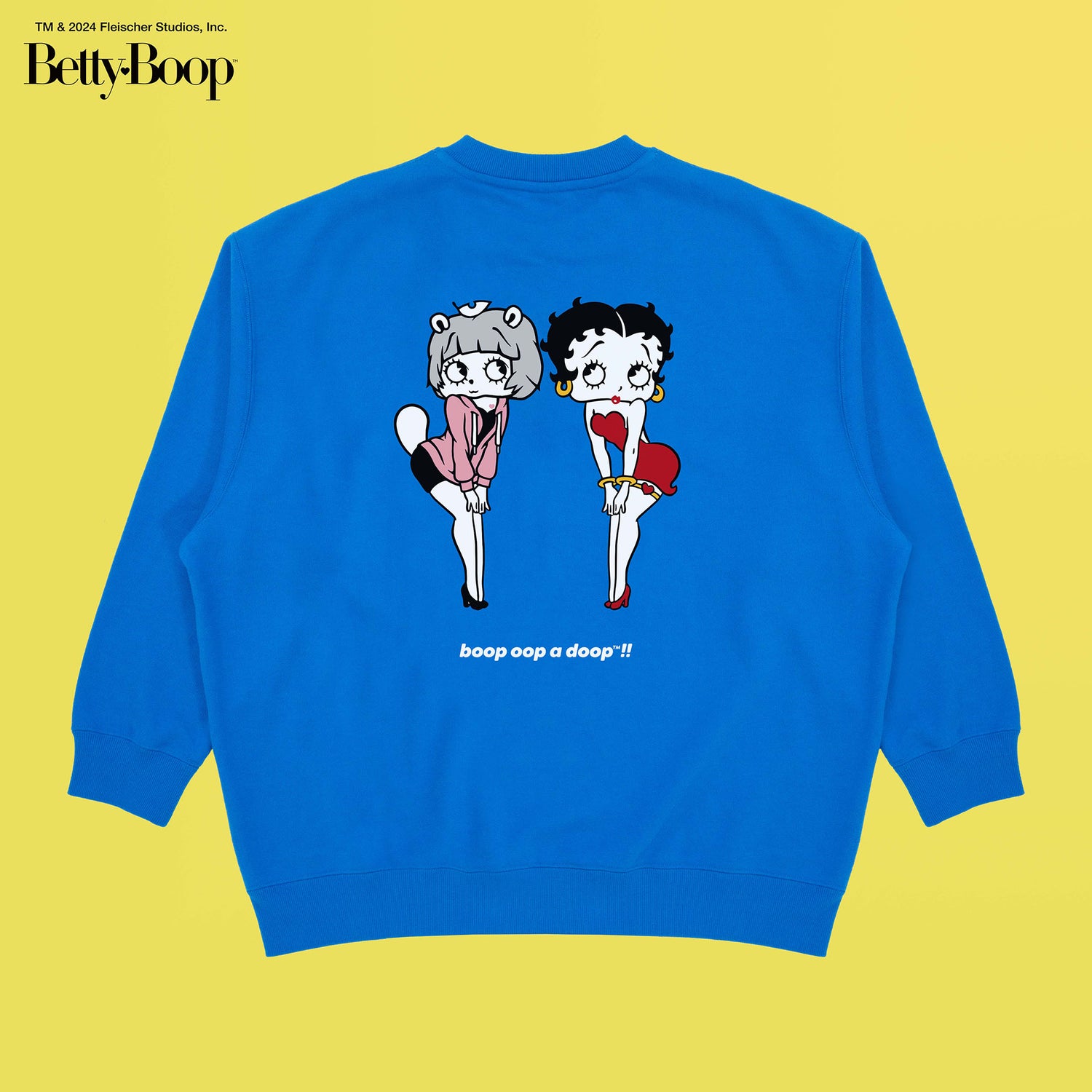 【POKOPEA　Collaboration】BETTY BOOP™ x ガチ恋ぽんぽこ Graphic Crewneck Sweatshi