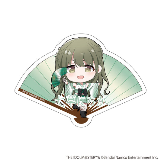 ダイカットステッカー「アイドルマスター シャイニーカラーズ」36/七草にちか 舞姫彩華ver.(ミニキャライラスト)