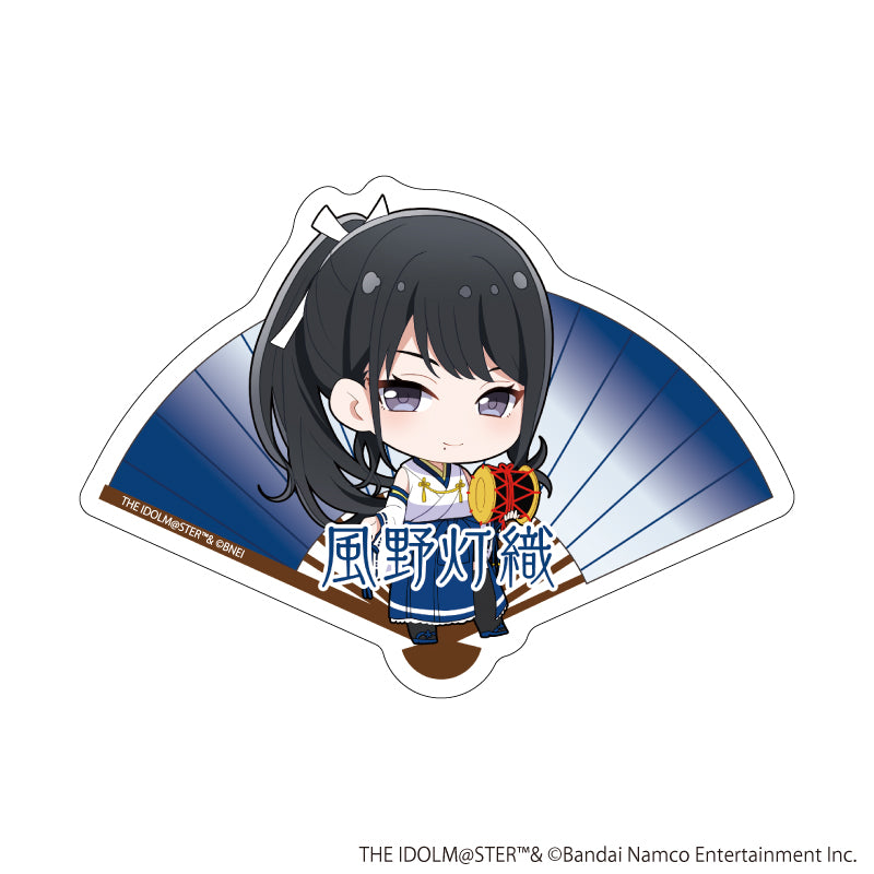 ダイカットステッカー「アイドルマスター シャイニーカラーズ」39/風野灯織 舞姫彩華ver.(ミニキャライラスト)