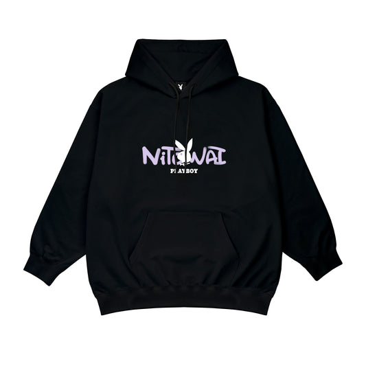 PLAYBOY x NITO WAI Street Paint Pullover Hoodie（L）